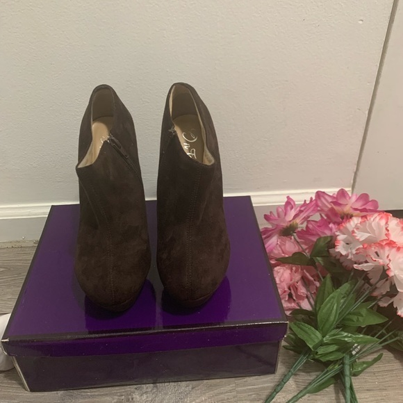 In Gouch chelsea high heel boots in brown suede SIZE 10 - Picture 3 of 15
